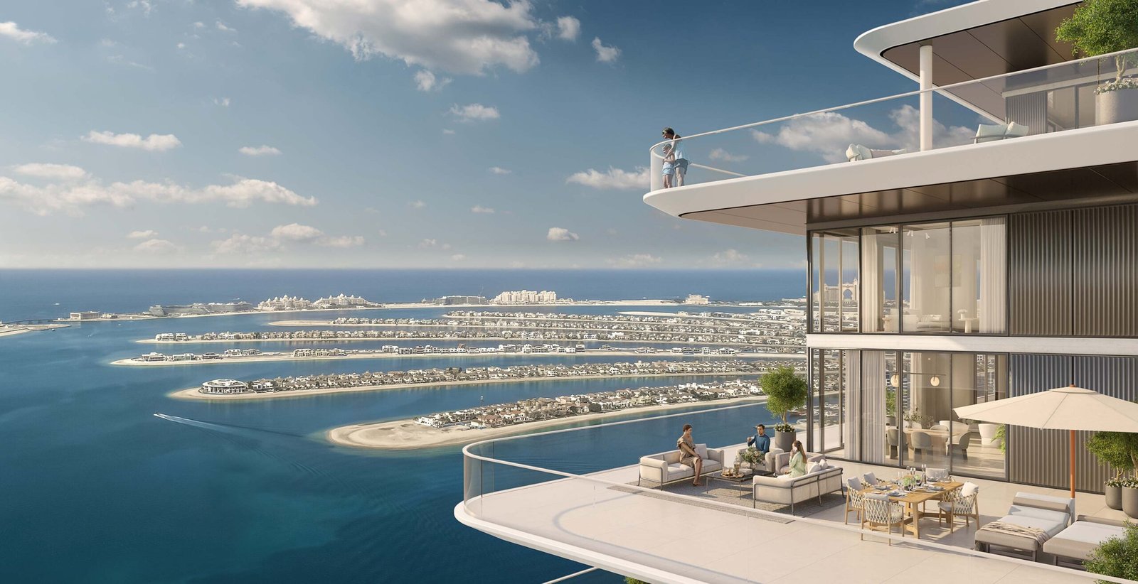 Emaar Beachfront waterfront towers and marina